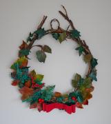 Christmas wreath by Debbie Court
