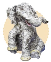 Papier Mache Elephant