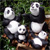 1600 Pandas in Papier Mache