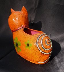 Cat Vase - Rear