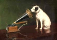 'His Master's Voice' Painting