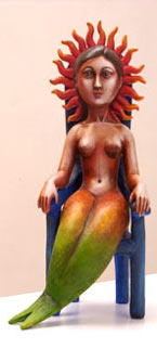 Example of Sergio Bustamante's work - Mermaid, Ulysis and the hope