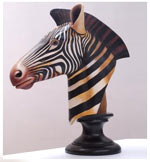 Example of Sergio Bustamante's work - Zebra Trophy