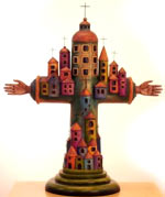 Example of Sergio Bustamante's work - Town Cross