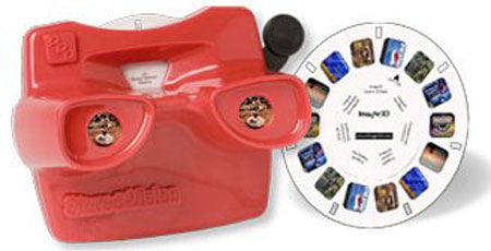 I am creating a 3' x 3' x 3' viewmaster, which will house a flat screen monitor for use as a presentation at the Three Springs Visitor Center.