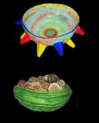 2 bowls by Susan Pilchler