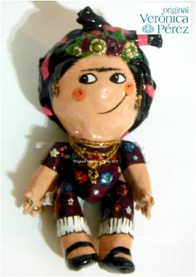 "Frida Tehuana doll" by Verónica Pérez