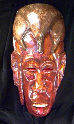 "'KIVU' mask" by Terry Bishop