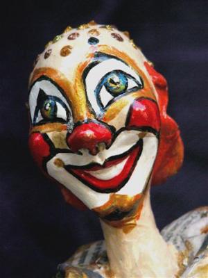 "smilling clown" by Louise Rosenfeld