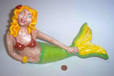 "Mermaid in Bikini" by Deedra Levy