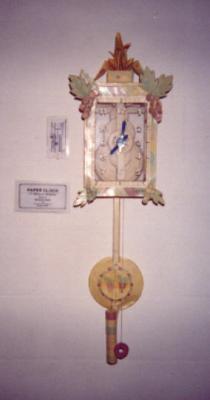 "Working Clock - all of paper" by Richard Zerr