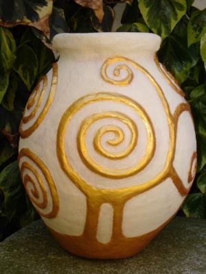 "Klimt Style Pot" by Jackie Hall