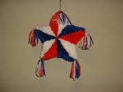 Patriotic Star Pinata by Sandra Lizura