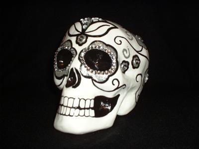 "Skull Sculpture (Smile for the camera!)" by Sandra Lizura