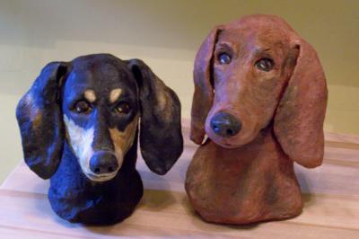 "dachshunds" by Nancy Wall