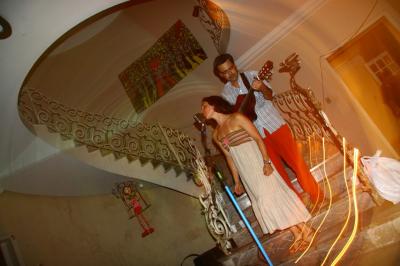 "Show  of Paula Tesser and Valdo Aderaldo in the future "Vila das Artes" Fortaleza,Brazil" by Claudia Helena