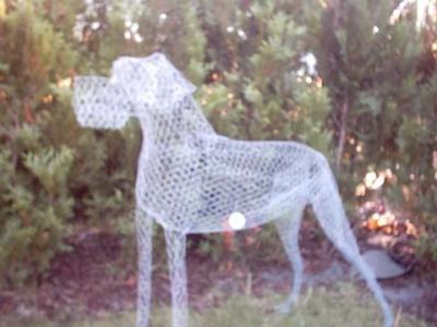 "WIP Great Dane (chicken wire)" by Grécha