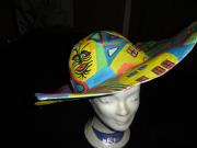 colourful hat by Elke Thinius