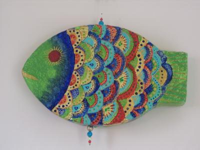 "fish mobile - close up" by Carmela Sabati R