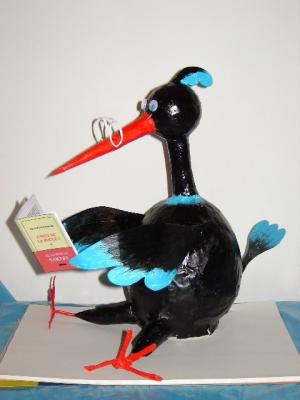 "Poulitzer - The reading chicken" by Marie Demoulin