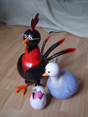 "Chicken family" by Marie Demoulin