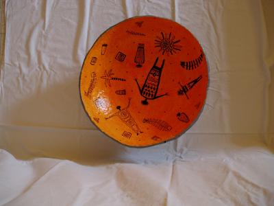 "orange bowl top view" by Neomi Goldbaum