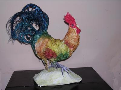 "Cockerel" by Juanita Humphris