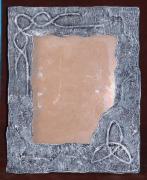 carved in stone celtic mirror/picture frame by Davey B