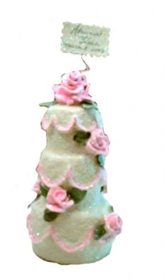 "Adrienne's wedding cake" by Mary Cassarino
