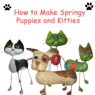 "Springy Puppies and Kitties E-book" by Moni