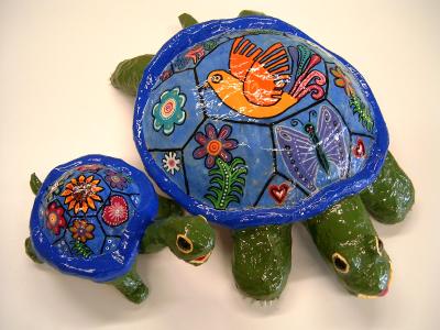 "Mother and Baby Turtle" by Diane Sarracino