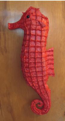 "Seahorse container/dispenser" by Christina Colwell