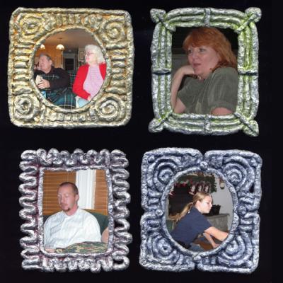 "Refrigerator Magnet Picture Frames" by Christina Colwell