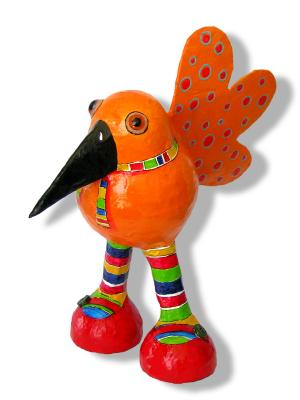 "Orange bird" by Helena Berenguer