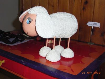 "The happy sheep" by Elinor Domb Bar-Menashe