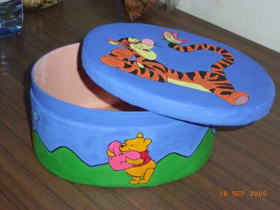 "tigger and poo box" by Elinor Domb Bar-Menashe