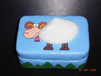 "a sheep box" by Elinor Domb Bar-Menashe