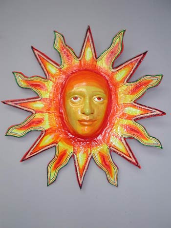 "Sun, fire red" by Steve Glynn