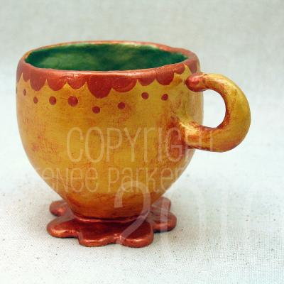 "Spiro "Drip" Teacup" by Renee Parker