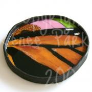 Monarch Abstract Tray by Renee Parker