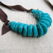 Blue Chip Necklace by Renee Parker