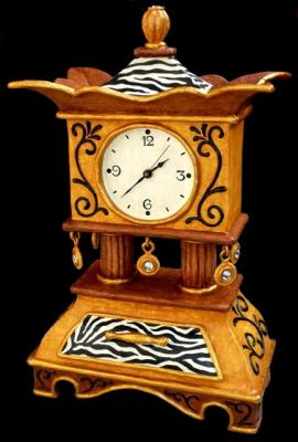 "Safari Clock (H 52 cm)" by Siri F. Berruti