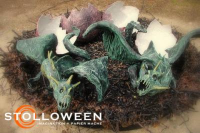 "Papier Mache Dragon (2008)" by Scott A. Stoll