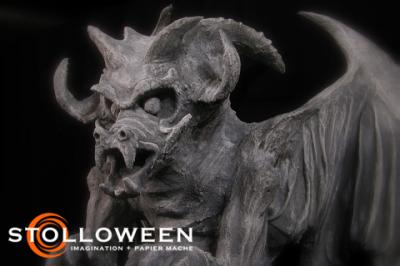 "Papier Mache Gargoyle (2008)" by Scott A. Stoll