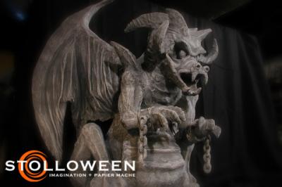 "Papier Mache Gargoyle (2008)" by Scott A. Stoll