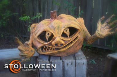 "Papier Mache Pumpkins (2008)" by Scott A. Stoll