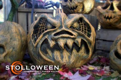 "Papier Mache Pumpkins (2008)" by Scott A. Stoll