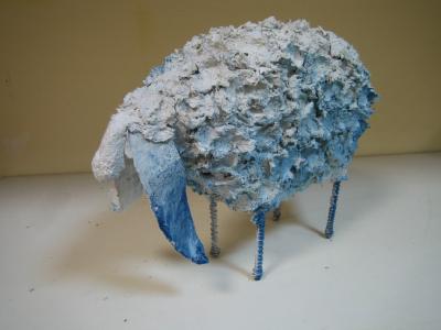 "blue lamb" by Miri Goldshmidt