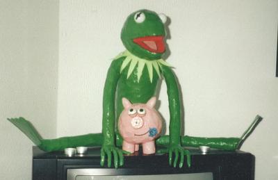 "Kermit with friend" by Cathrin Haake