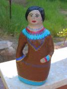 Native American Indian woman by Rhonda Shema